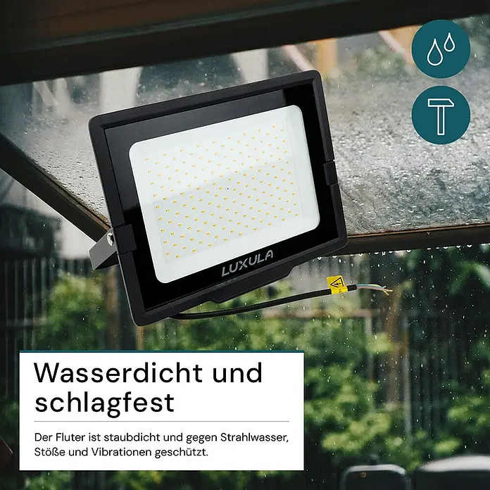 Luxula LED-Strahler - 150 W, 15.000 lm, 4.000 K, IP65