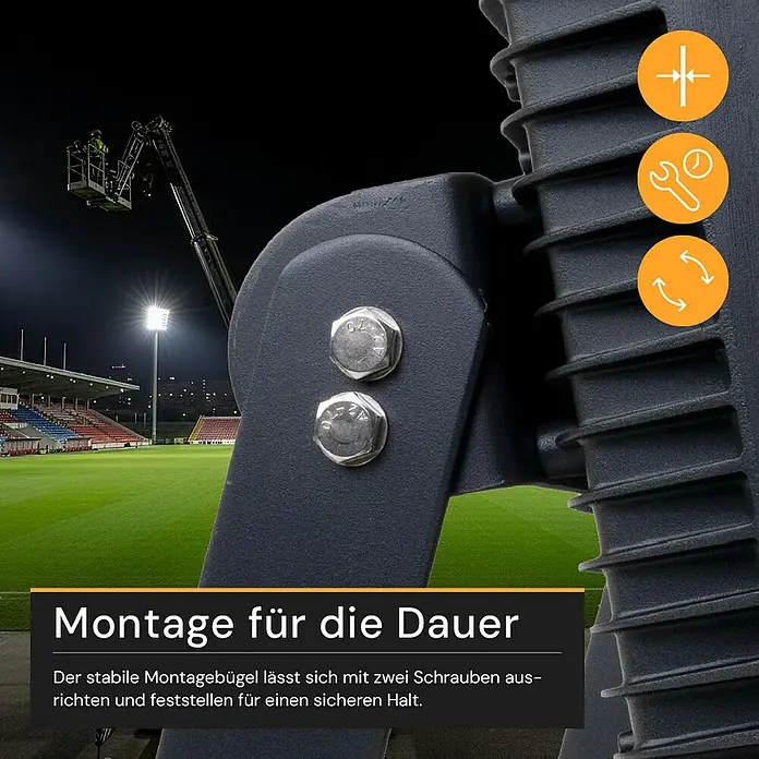 Enovalite LED-Strahler - 400 W, 48.000 lm, IP65