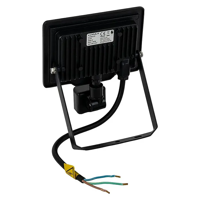 Luxula LED-Strahler - 20 W, 2.000 lm, 4.000 K, L x B x H: 14,3 x 5,5 x 18 cm, IP65