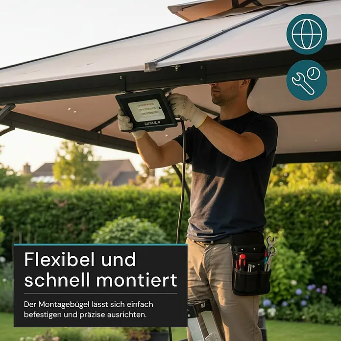 Luxula LED-Strahler - 10 W, IP65