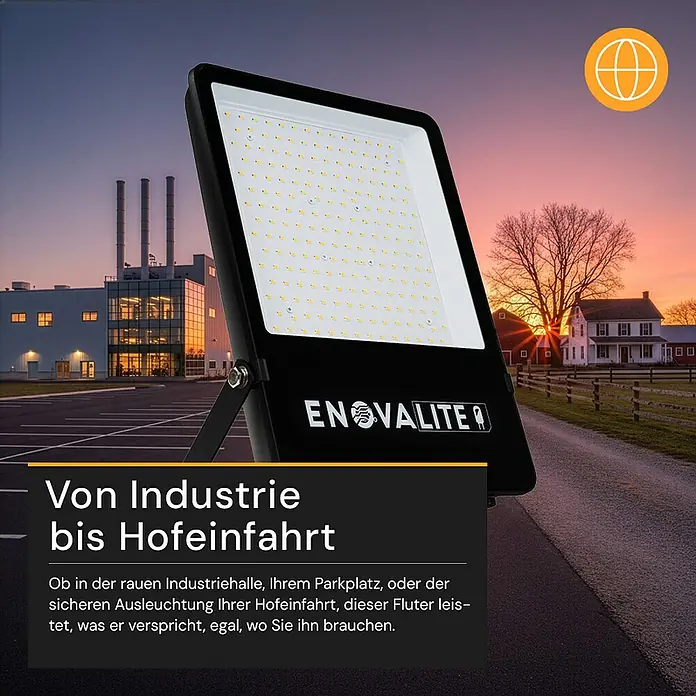 Enovalite LED-Strahler - 150 W, 19.500 lm, IP65