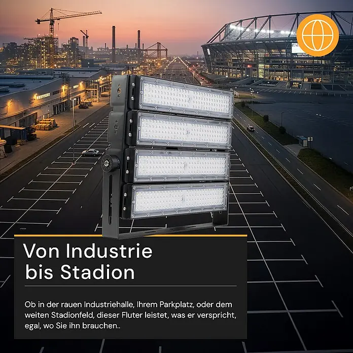 Enovalite LED-Strahler - 400 W, 52.000 lm, IP66