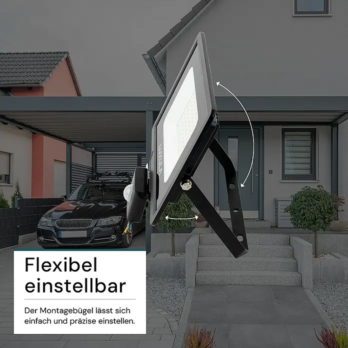 Luxula LED-Strahler - 50 W, 5.000 lm, 3.000 K, IP65