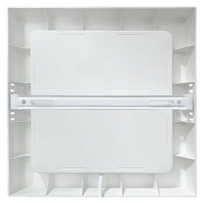 Luxula LED-Wand- & Deckenleuchte - 18 W, L x B x H: 22,6 x 22,6 x 3,5 cm, Weiß, Weiß, Mehrfarbig