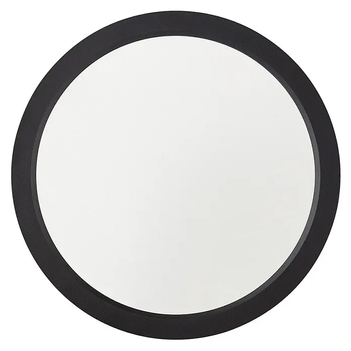Luxula LED-Wand- & Deckenleuchte - 18 W, L x B x H: 22,4 x 22,4 x 3,5 cm, Schwarz, Weiß, Mehrfarbig