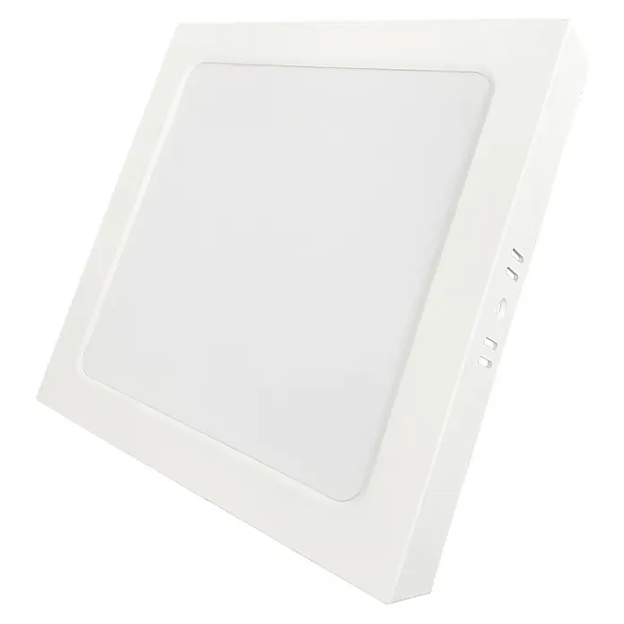 Luxula LED-Wand- & Deckenleuchte - 24 W, L x B x H: 29,9 x 29,9 x 3,4 cm, Weiß, Weiß, Mehrfarbig