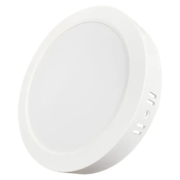 Luxula LED-Wand- & Deckenleuchte - 18 W, L x B x H: 22,4 x 22,4 x 3,5 cm, Weiß, Weiß, Mehrfarbig