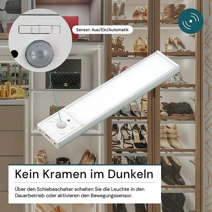 Luxula LED-Unterbauleuchte - Lichtfarbe: Mehrfarbig, 2 W