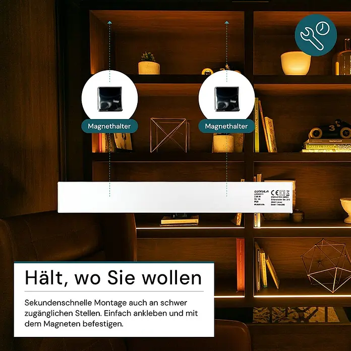 Luxula LED-Unterbauleuchte - Lichtfarbe: Mehrfarbig, 3 W