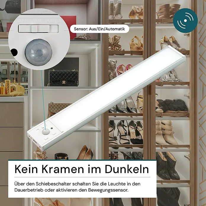 Luxula LED-Unterbauleuchte - Lichtfarbe: Mehrfarbig, 3 W