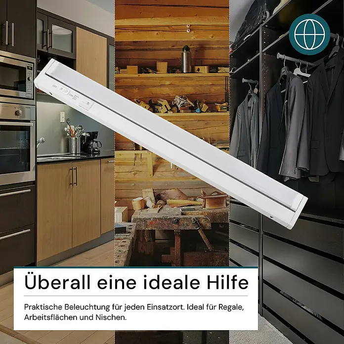 Luxula LED-Unterbauleuchte - Lichtfarbe: Mehrfarbig, 8 W