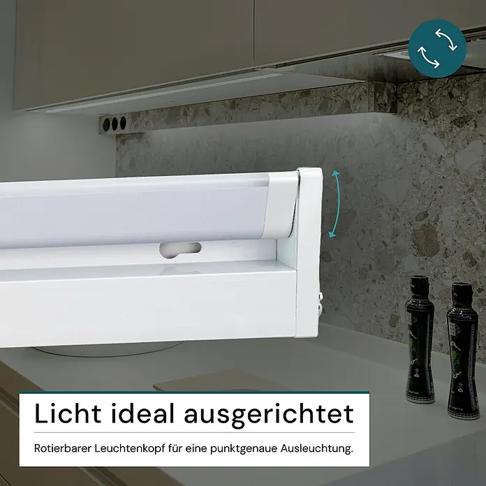 Luxula LED-Unterbauleuchte - Lichtfarbe: Mehrfarbig, 8 W