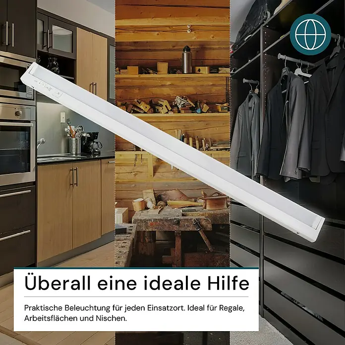 Luxula LED-Unterbauleuchte - Lichtfarbe: Mehrfarbig, 12 W