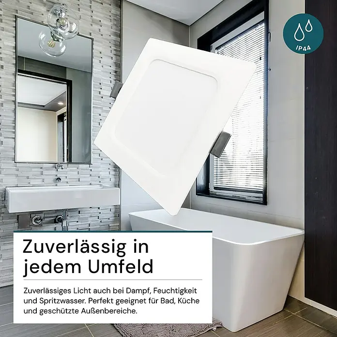 Luxula Einbauleuchte - 6 W, Weiß