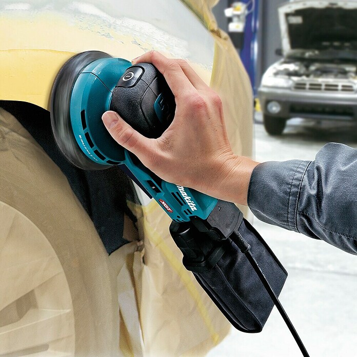 Makita XGT 40V max. Lijadora excéntrica de batería BO001CG (40 V, Sin batería, Diámetro disco de lija: 125 mm) | BAUHAUS
