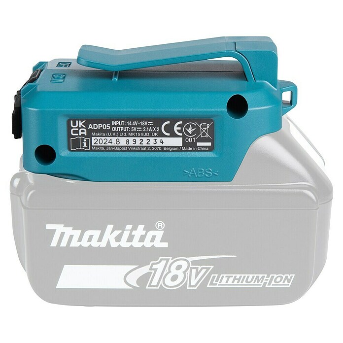 Makita Akku-Adapter ADP05 (Passend für: Makita Li-Ionen Akkus 14,4 V)