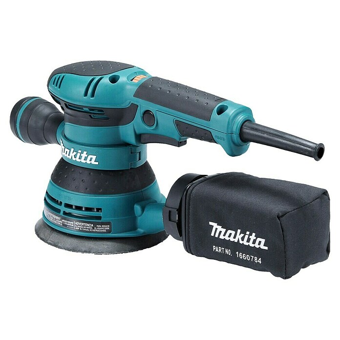 Makita Lijadora excéntrica (Consumo de potencia: 300 W, Diámetro disco de lija: 125 mm)