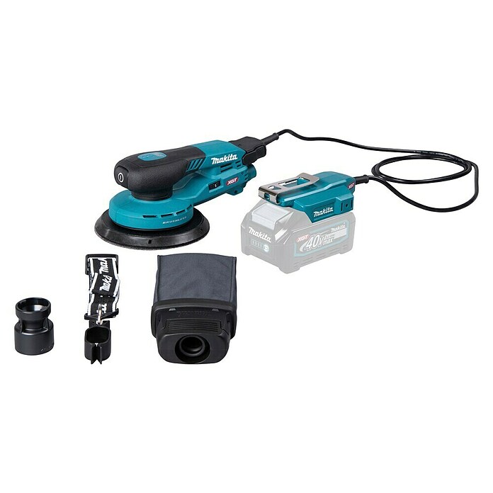 Makita XGT 40V max. Lijadora excéntrica de batería BO004CGZ (40 V, Sin batería, Diámetro disco de lija: 150 mm) | BAUHAUS