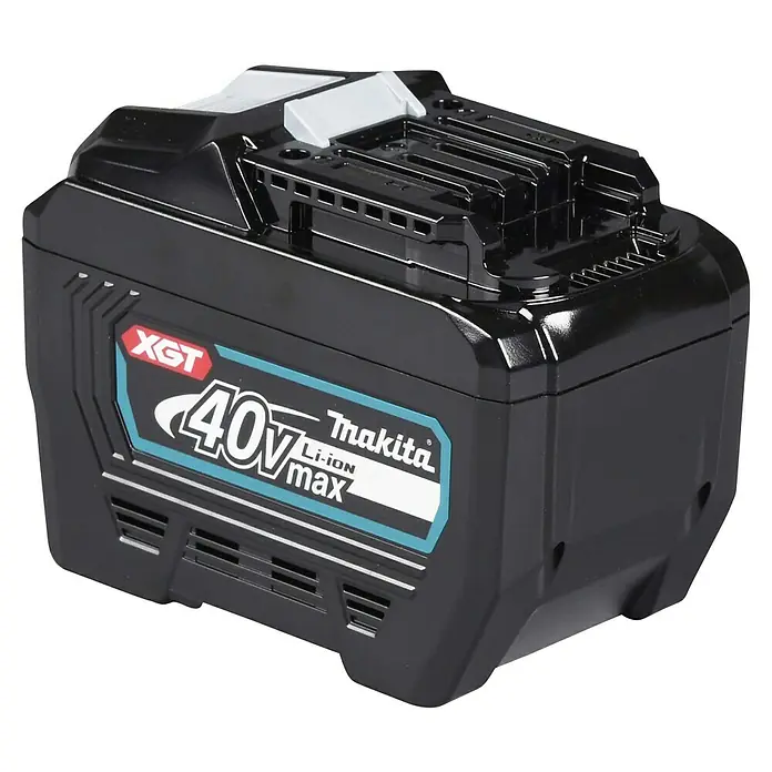 Makita XGT 40V max. Akku BL4080F - 40 V, 8 Ah, Li-Ionen - Schwarzer Makita XGT 40V Li-Ion max Akku.