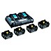 Makita LXT 18V Batería y cargador Power Source Kit 