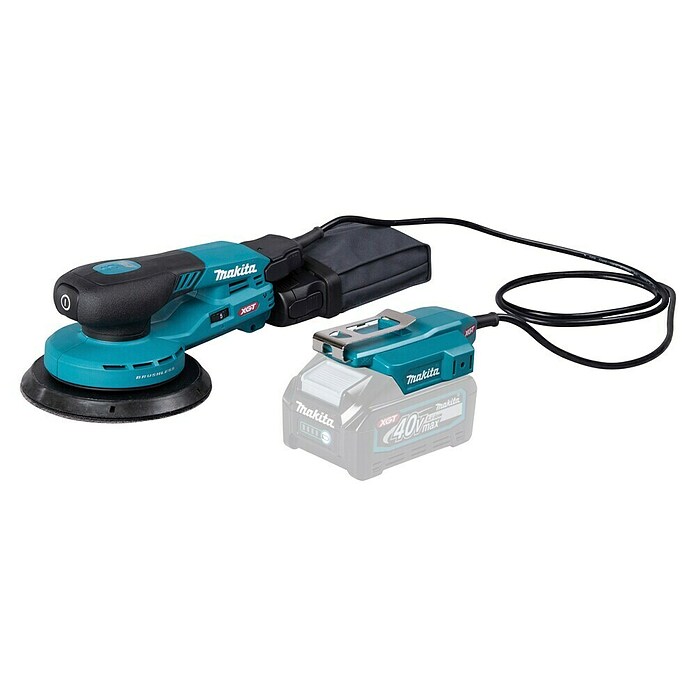 Makita XGT 40V max. Lijadora excéntrica de batería BO004CGZ (40 V, Sin batería, Diámetro disco de lija: 150 mm) | BAUHAUS