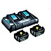 Makita LXT 18V Akku & Ladegerät Power Source Kit mit Doppelladegerät 