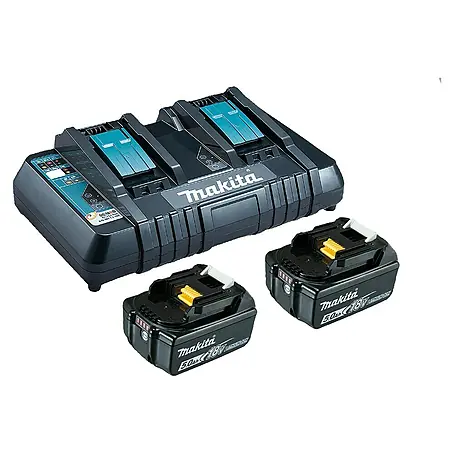 Makita LXT 18V Akku & Ladegerät Power Source Kit mit Doppelladegerät