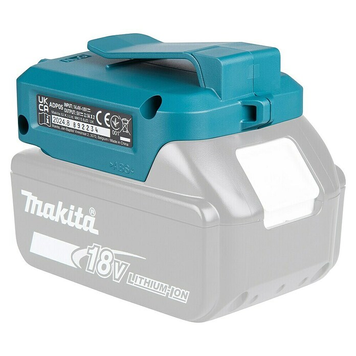Makita Akku-Adapter ADP05 (Passend für: Makita Li-Ionen Akkus 14,4 V)