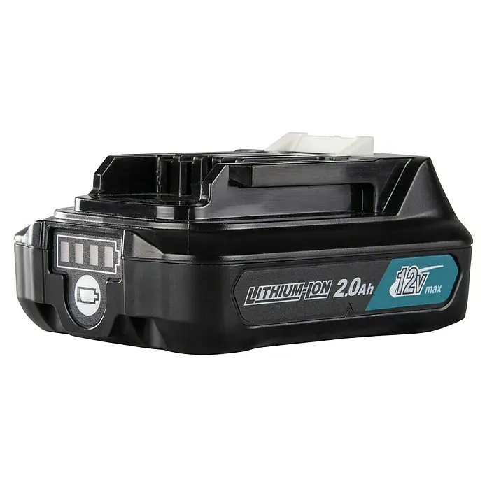 Makita CXT 12V max. Akku BL1021B - 12 V, 2 Ah - Schwarzer Lithium-Ionen 2.0Ah 12V max Akku für Elektrowerkzeuge mit voller Ladeanzeige.