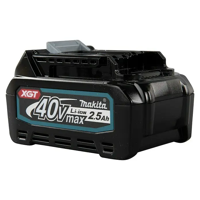 Makita XGT 40V max. Akku BL4025 - 40 V, 2,5 Ah - Schwarzer Makita XGT 40V 2.5Ah Li-ION Akku für Elektrowerkzeuge.