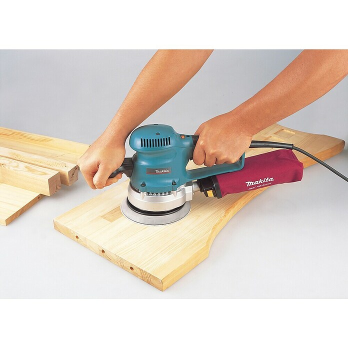 Makita Lijadora excéntrica eléctrica BO6030JX (310 W, Diámetro disco de lija: 150 mm) | BAUHAUS