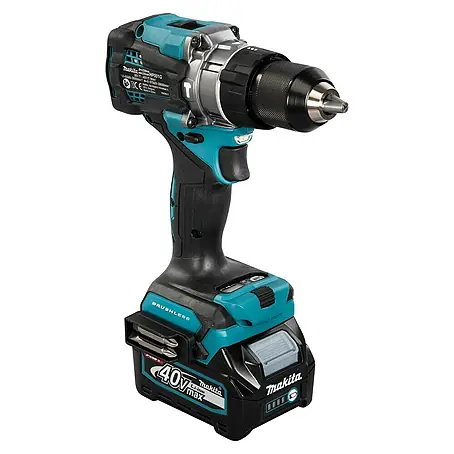 Makita XGT 40V max. Taladro atornillador percutor de batería HP001GZ