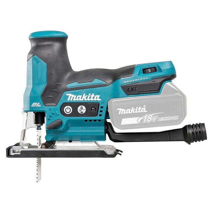 Makita LXT 18V Sierra de calar a batería con acción pendular DJV185Z (18 V, Sin batería, Número de carreras marcha en vacío: 800 /min - 3.000 /min) | BAUHAUS