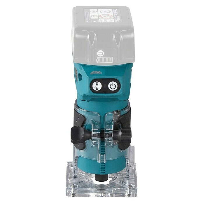 Makita LXT 18V Fresadora de cantos de batería DRT52Z (18 V, Sin batería, Número de revoluciones de marcha en vacío: 30.000 r.p.m.) | BAUHAUS