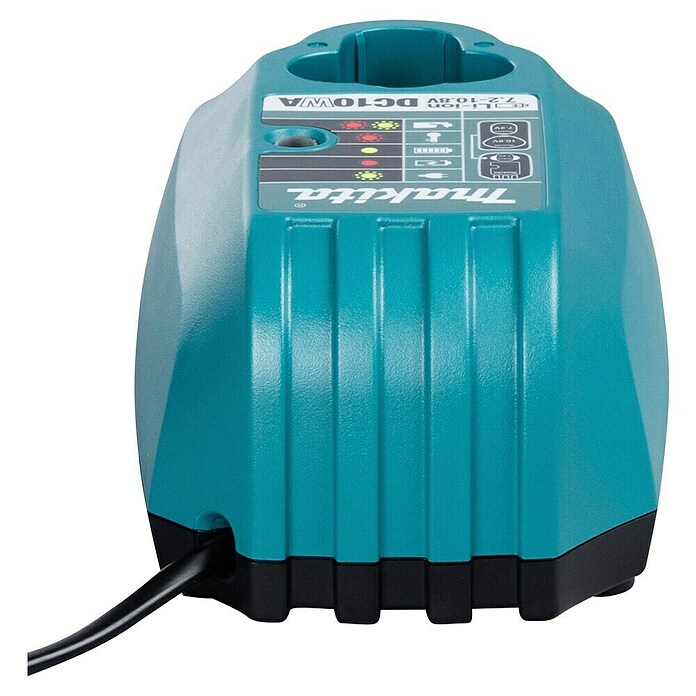 Makita Cargador (Específico para: Baterías de bloque de iones de litio Makita 7,2 - 10,8 V)