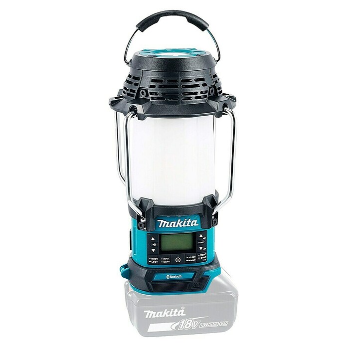 Makita LXT 18V Radio de batería con linterna DMR056 (18 V, Sin batería, Flujo luminoso: 310 lm) | BAUHAUS