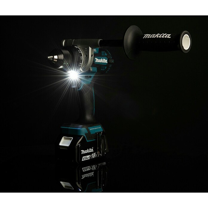 Makita LXT 18V Taladro atornillador de batería DDF492RTJ (18 V, 2 baterías, 130 Nm) | BAUHAUS