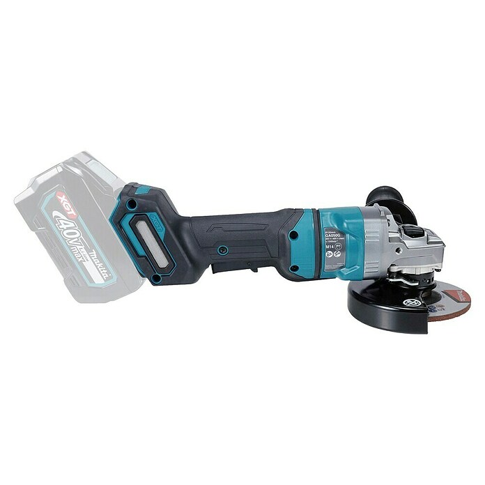 Makita XGT 40V max. Amoladora angular de batería GA050GZ (40 V, Sin batería, Diámetro disco: 125 mm) | BAUHAUS