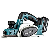 Makita Cepilladora de mano de batería (18 V, 2 baterías, Anchura del cepillo: 82 mm, 5 Ah)