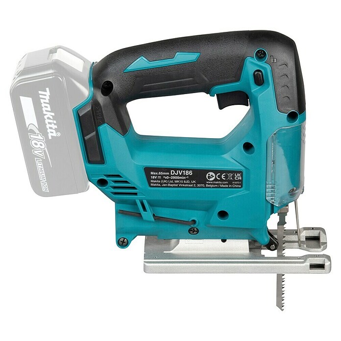Makita LXT 18V Sierra de calar a batería con acción pendular DJV186 (18 V, Sin batería, 2.900 /min) | BAUHAUS