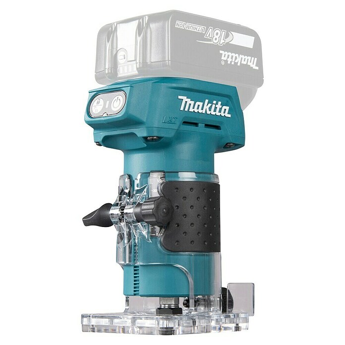 Makita LXT 18V Fresadora de cantos de batería DRT52Z (18 V, Sin batería, Número de revoluciones de marcha en vacío: 30.000 r.p.m.) | BAUHAUS