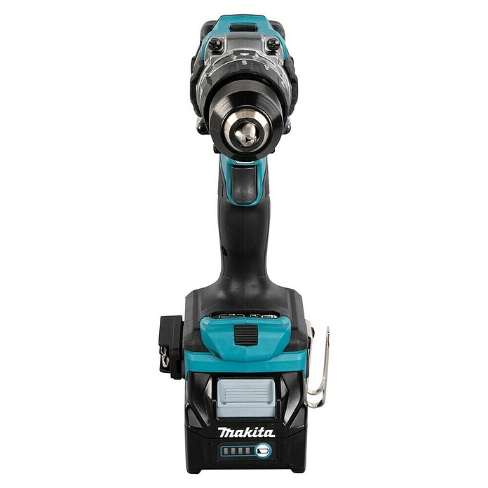Makita XGT 40V max. Taladro atornillador percutor de batería HP001GZ (40 V, 2 baterías, 2,5 Ah, 41 Nm) | BAUHAUS