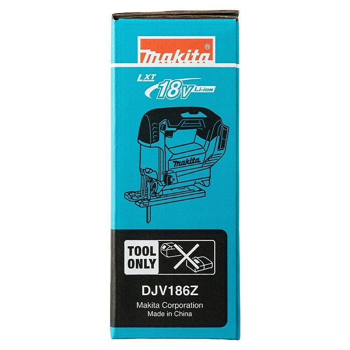 Makita LXT 18V Sierra de calar a batería con acción pendular DJV186 (18 V, Sin batería, 2.900 /min) | BAUHAUS