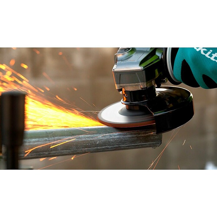 Makita XGT 40V max. Amoladora angular de batería GA050GZ (40 V, Sin batería, Diámetro disco: 125 mm) | BAUHAUS