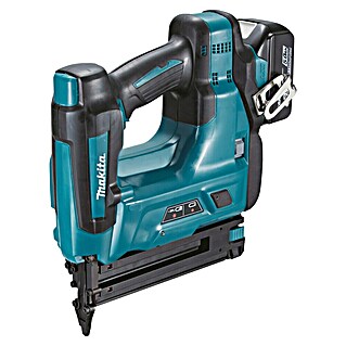 Makita LXT 18V Clavadora de batería DBN500 (18 V, 2 baterías, 5 Ah, Longitud del clavo: 15 mm - 50 mm)