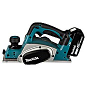 Makita Cepilladora de mano de batería (18 V, 2 baterías, Anchura del cepillo: 82 mm, 5 Ah)