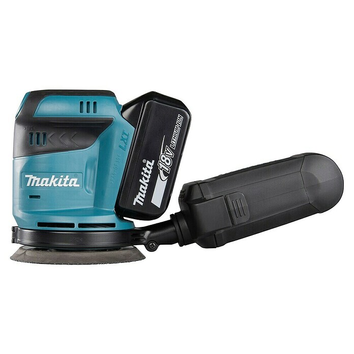 Makita Lijadora excéntrica de batería (18 V, 2 baterías, 5 Ah, Diámetro disco de lija: 125 mm)