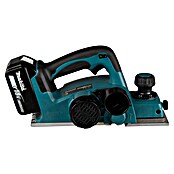 Makita Cepilladora de mano de batería (18 V, 2 baterías, Anchura del cepillo: 82 mm, 5 Ah)