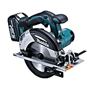 Makita Sierra circular de batería (18 V, 2 baterías, 5 Ah, Número de revoluciones de marcha en vacío: 3.100 r.p.m.)