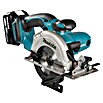 Makita Akku-Handkreissäge DSS501RTJ (18 V, 2 Akkus, 5 Ah, 0 U/min - 3.600 U/min, Sägeblatt: Ø 136 mm)